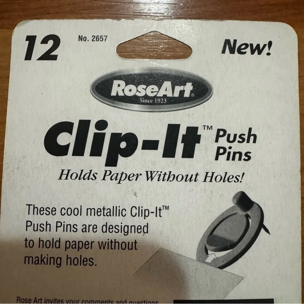 RoseArt metallic push